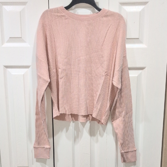 Double Zero Tops - NEW Double Zero Waffle Knit Top